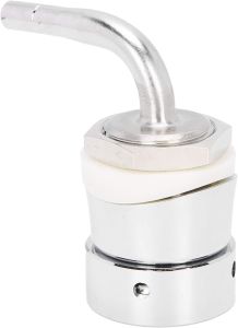 Pissente Beer Tap Tower Shank Stainless Steel Draft Beer Tap Tower Shank Assembly 1/4in Thread Home Brewing Beer Faucet Accessory Brewing Supplies for Home and Bar Use 2.4x2.1x1.2in