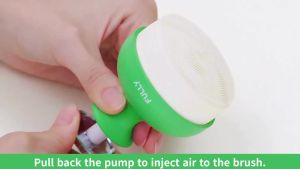 FULLY Pore Cleansing Silicone Brush Effective Pore Cleaner Over 2000 Fine Bristle Unclog Pores Blackhead Brush Sebum Remover Tool Gentle Exfoliator Pairs with Green Tomato Clay Mask Cleanser
