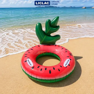 Phao bơi đi biển hồ bơi hình trái cây chất liệu PVC cao cấp dày dặn - Phao bơi khổng lồ có tay cầm