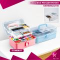 BabyShop-C1050 Kotak Penyimpanan Kotak Obat 3 Tingkat Tool Box Kotak Jepit Rambut Storage Box. 