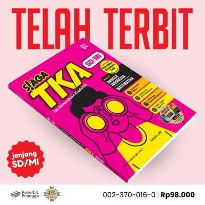 [ Erlangga ] Buku Siaga TKA SD 2026 / TKA SD Kurikulum Merdeka + Kunci Jawaban