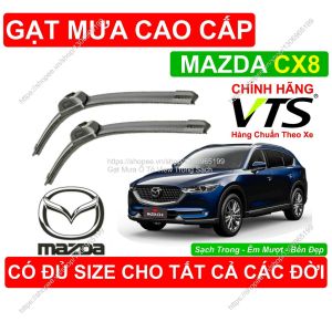 Gạt Mưa VTS Kính Lái Mazda CX8 Cặp Gạt M.ưa Kính Lái Mazda CX8 C.ó Đủ Size Cho Các Đời Xe Mazda CX8
