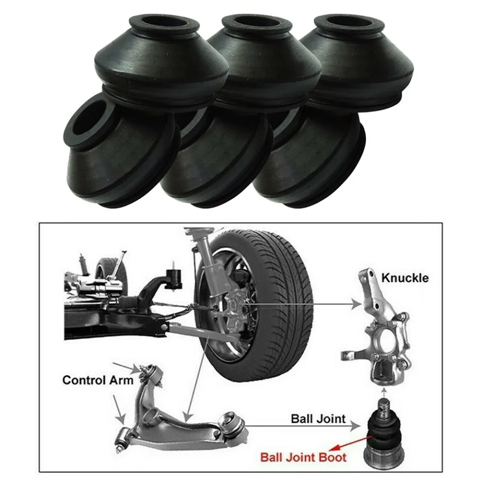 14 Pcs Universal Rubber Ball Joint Rubber Dust Boot Cover Track Rod End