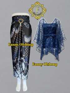 Paket one set Kondangan Wanita Kekinian Kebaya Modern Remaja untuk Kondangan wisuda dan pesta fanny olshoop