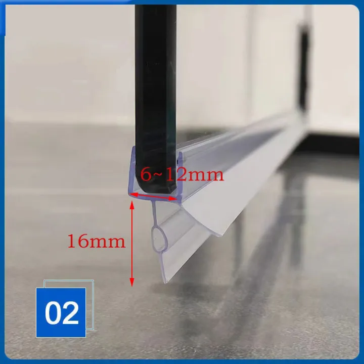 100cm%20Bath%20Shower%20Strip%20Seal%20For%20Screens%20Doors%20Fits%206-12mm%20Glass%20Seals%20Gaps%20Shower%20Screen%20Seal%20Strip%20Bathroom%20Weather%20Bar%20-%20Image%207