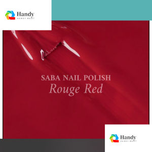 Breathable Nail Polish Dark Red Rouge  Halal Vegan Wudhu Friendly Long Lasting