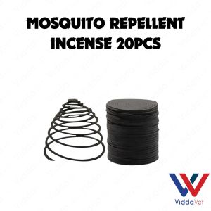 20pcs Eco Insect Coils for Animal Shelters Pens & Barns Katol for mosquito katol holder with cover