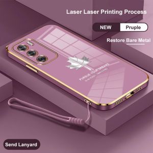 PROMO Case Maple OPPO RENO 12 / 12 PRO Casing Terbaru Ponsel Case Plating Silikon