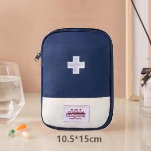 Portable Medicine Bag Box Storage Bag Canvas medicine bag First Aid Outdoor Pill Survival Organizer Emergency Kits Package 药包