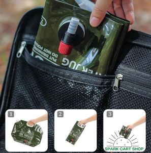 SPARK CART SHOP Foldable Water Tank Container Bag 7.5L Emergency Water Can For Hiking Picnic