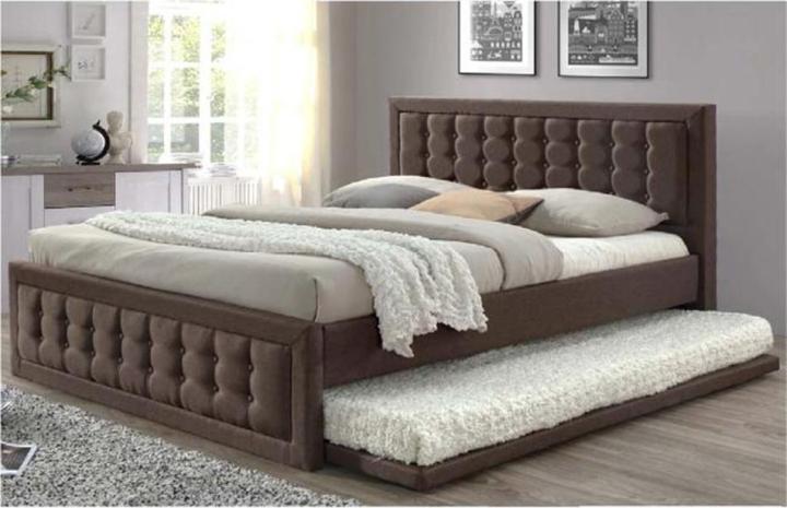 King size bed with deals pull out single