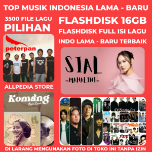 Flashdisk 16gb isi lagu Indo Lama & Baru Terpopuler