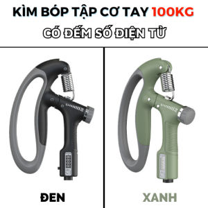 Kìm Bóp Tay Kìm Tập Cơ Tay Dụng Cụ Tập Gym Tại Nhà Điều Chỉnh Lực 5-60kg Có Đếm số tự động