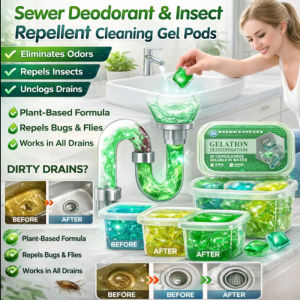 Drain Cleaner Pipe Deodorizer Powerful Clog Remover Anti Insect Stain Removal for Kitchen Bathroom Sink Drainage Odor Eliminator