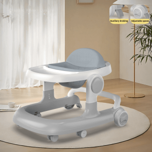 Baby Walker for Baby Girl Boy With Music Adjustable Safety 5 in 1 Multifunctional Foldable Walker with Handle
