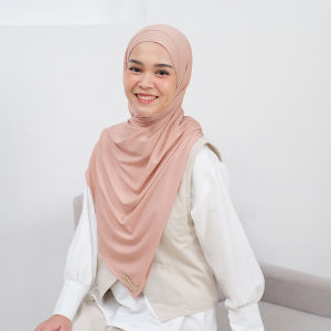 Yeppushop - Ainara Pashmina Instant | Pashmina Instan Jersey Stella 2 Lubang Super Simple dan Comfy