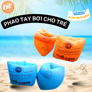 [Video thật] 1 cặp Phao Tay Tập Bơi Cho trẻ em và người lớn - Phao Tay Hỗ Trợ Bơi Lội Thể Thao Vận Động