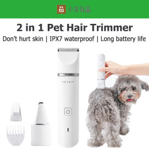 Xiaomi PETKIT 2 in 1 Electric Trimmer Pet Hair Clippers Cat Dog Pet Hair Trimmer Shaving Machine Shearing Clippers Hair Care