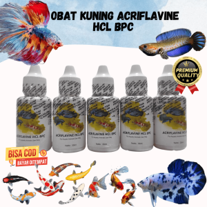 ACRIFLAVINE HCL BPC PREMIUM 30ML UNTUK SEGALA JENIS IKAN MENCEGAH DAN MENGOBATI