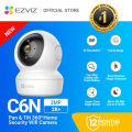 EZVIZ C6N SERIES 3MP / G1 3K / G1 4K Wi-Fi Smart CCTV Camera 360° Pan and Tilt smart Indoor Camera connect to cellphone. 