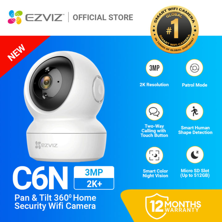 EZVIZ%20C6N%20SERIES%203MP%20/%20G1%203K%20/%20G1%204K%20Wi-Fi%20Smart%20CCTV%20Camera%20360%C2%B0%20Pan%20and%20Tilt%20smart%20Indoor%20Camera%20connect%20to%20cellphone%20-%20Image%202