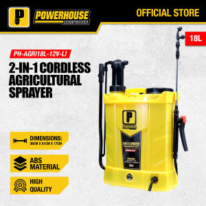 PowerHouse 2 in 1 E-Sprayer Cordless Lithium-Ion Battery Agricultural Sprayer 18L PH-AGRI18L-12V-LI PHI