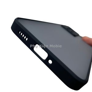 Ốp lưng cứng nhám mờ viền màu bảo vệ camera cho Xiaomi Redmi K60/ K60 Pro