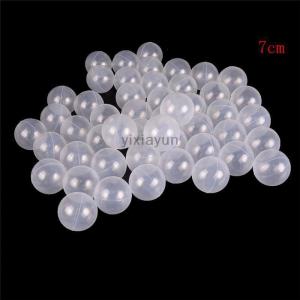 [COD] yixiayun 50pcs/lot Baby Safety Transparent White Plastic Pool Ocean Balls Funny Toys