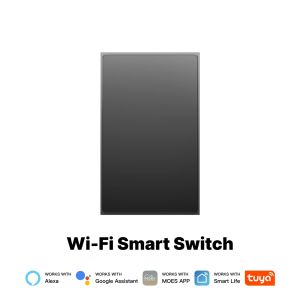 (New product)MOES Tuya WiFi US Star Feather Switch Smart Air Touch AG Glass Backlight Light/Scene 2in1 With Neutral Support Alexa Google Home