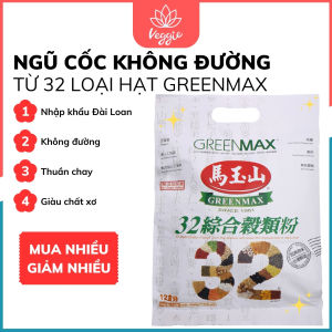 Ngũ cốc Đài Loan dinh dưỡng từ 32 loại hạt không đường thương hiệu GREENMAX