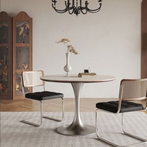 Cave Stone Stone Plate Dining Table Chinese Ancient Style Household Small Apartment Small round Table R Style round Dining Table Conference Table