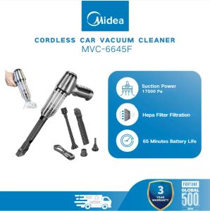 Midea Car Vacuum Cleaner MVC-6645 4in1 Wireless Car Vacuum Cleaner 17500Pa Air Duster 60000RPM Blower Mini Vacum Cleaner Vakum Cleaner