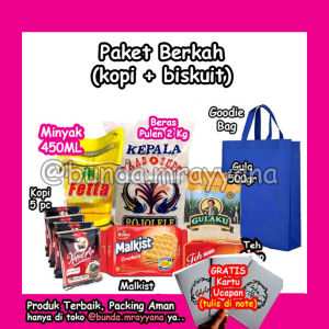 [PM-04] Paket Sembako Munggahan kode PM04 (beras gula kopi sabun biskuit) sembako tangerang bingkisan lebaran hampers parsel bahan pokok belanja bulanan lengkap ramadhan ramadan idul fitri