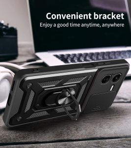 2024! Case BARU STAND/RING/ Holder/SLIDE LENS iQOO Z9 Z9X Hardcase Protecth CAMERA TPU Silikon/Protector Hard Casing Soft Black Hitam Tebal ROBOT Armor Karet Transformers SILICONE 5G E K S NFC I TEL Plus 4G 5G RS 4 S X iQOOZ9 i QOO iQ00 VIVO Z 0 O