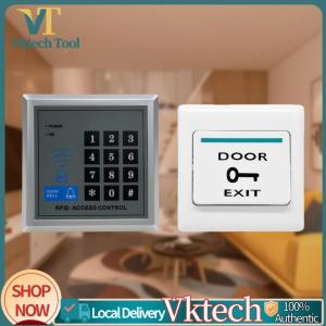[Vktech]Electric Door Lock Multifunctional Access Control System Kit Security Management Magnetic Door Lock System Equipment for Bank Hotel Office