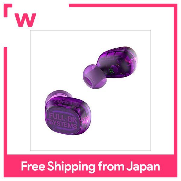 Onkyo Completely Wireless Earbuds Bluetooth Compatible/Separate Left/Right/With Mic Purple IE