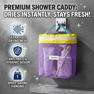 Portable Toiletry Bag Waterproof Mesh Cosmetic Organizer Zipper Wash Bag Travel Bathroom Storage Pouch Makeup Organizer
