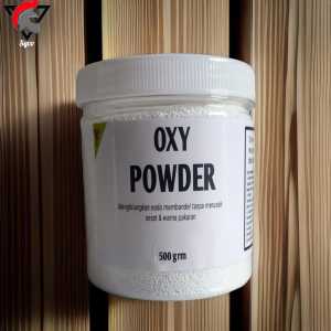 Oxy powder by syco - menghilangkan noda membandel pada pakaian.