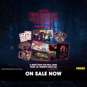 Panini Official Netflix Stranger Things Wonder Box Set Collectible Merchandise