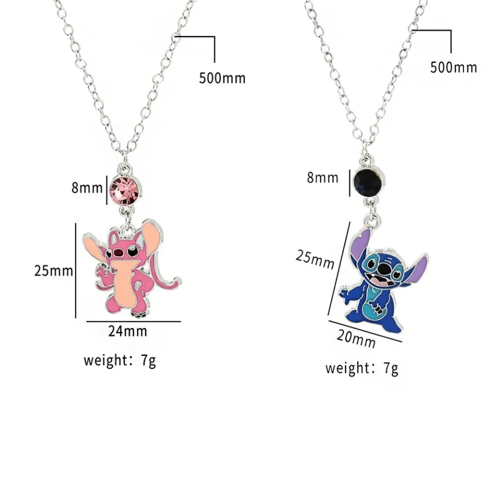 Amazon.com: Disney Girls Stitch BFF Necklace Set - Best Friends Necklaces w/ BFF & Stitch Charm - BFF Necklaces - Officially Licensed: Clothing, Shoes &  Jewelry