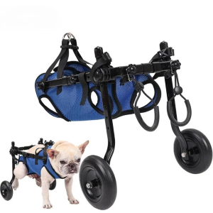 CARING PETS Walking Wheels Pet Walk Booster Adjustable Durable Dog Wheelchair Cart Mobility Assistance Pet Walk Tool Pet Hind Legs Bracket Disability Dog