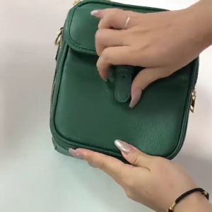 Anti Theft Crossbody Purse Lightweight Retro Design PU Leather Shoulder Bag Card Slots with Adjustable Strap