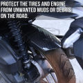 Motorcycle Tire Hugger HONDA CLICK 125/150 Mud Guard Rear Tire Mud Flap Game Changer v1 v2. 