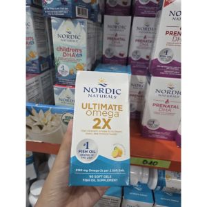Viên Uống Bổ Sung Ultimate Omega 2X 2150mg Nordic - - Cải thiện tập trung trí nhớ hỗ trợ giảm stress lo âu. - Giúp mắt sáng ngủ ngon giảm khô da và viêm khớp nhẹ. - Hỗ trợ phục hồi sau vận động giảm viêm & tăng miễn dịch tự nhiên.