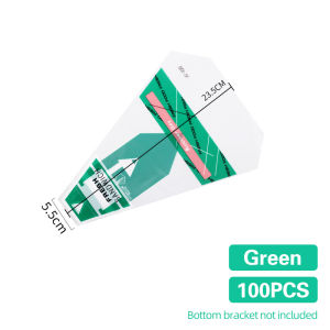100Pcs Sandwich Bag Easy-To-Tear Bread Pastry Bag Triangle Cake Food Packaging Bag Sandwich Box Sandwich Containers for Bakery & Takeout