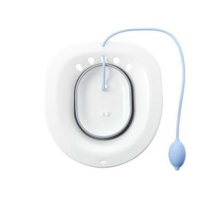 Chậu Xông Vùng Kín Gấp Gọn Phụ Nữ Sau Sinh kèm Vòi xịt Gắn Bồn Cầu Bô xông Ngâm phụ khoa hậu môn cho người bệnh Trĩ Babo