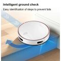 Enolux DB300 Smart Robot Vacuum Cleaner with Self-Control Mode – 2-in-1 Wet & Dry Cleaning | Automatic Sweeping & Mopping | Self-Cleaning Function | Strong Suction Power | Low Noise | Ideal for Pet Hair, Tiles, Hardwood, and Carpet. 
