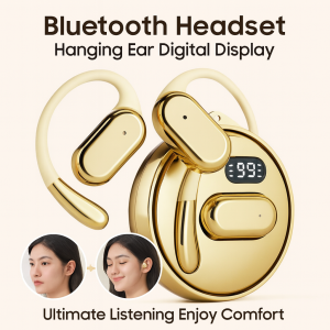 Bluetooth Headset Hanging Ear Digital Display