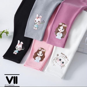 5 PAKET PCS Legging Anak Perempuan Karakter 1-10 Tahun Katun RIB Spandek/Katun cewek balita abu hitam pink putih hijau