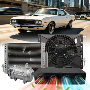 Treeligo Upgrade Universal 12V DC 10000BTU Underdash AC Electric A/C Kit for Auto Car